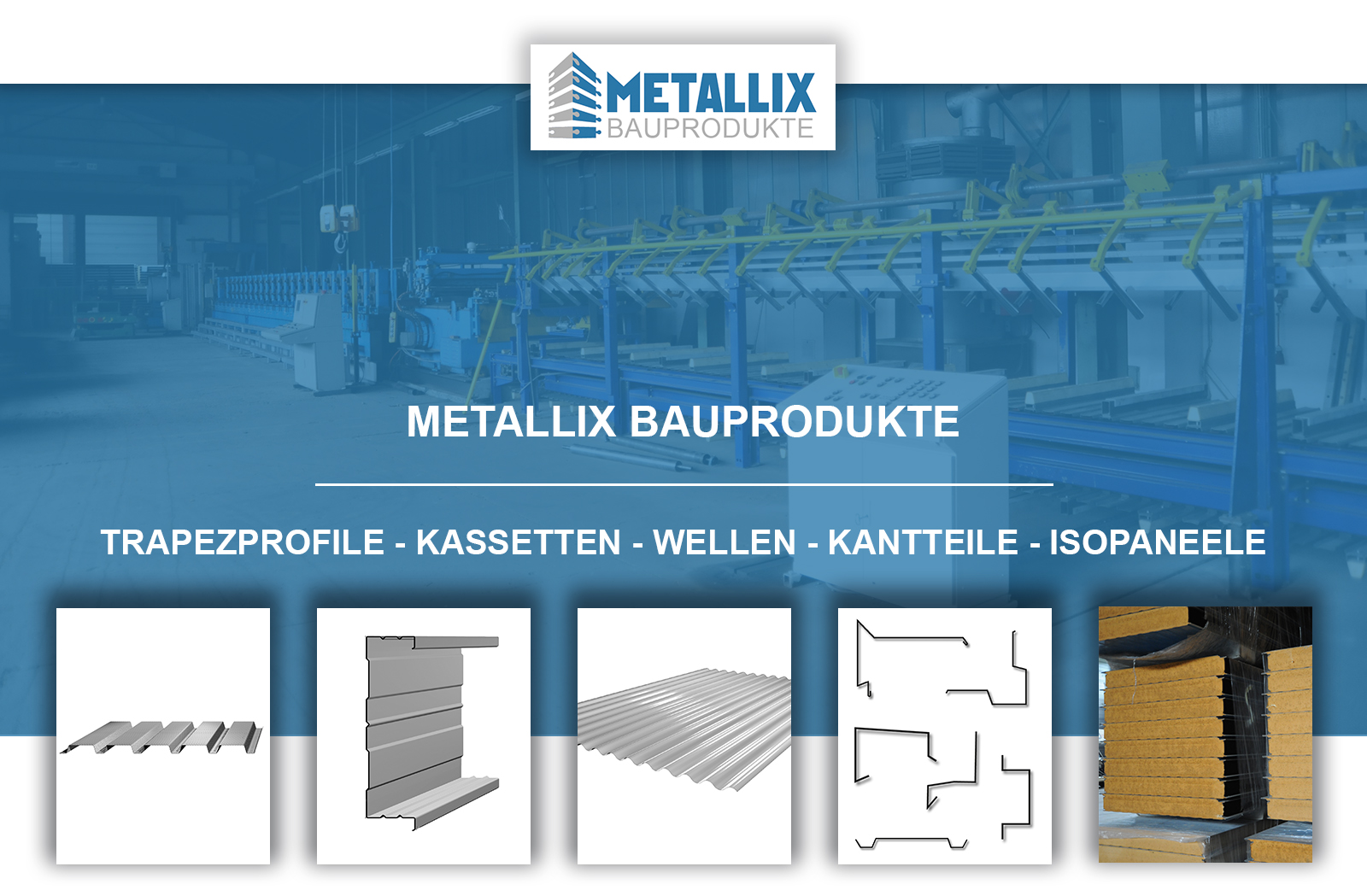 Metallix Bauprodukte Wellenblech